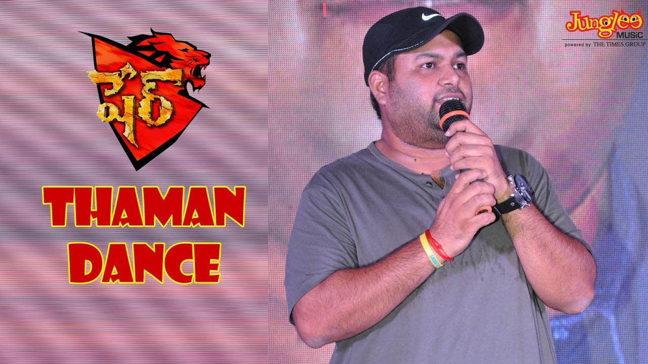 Thaman Dance Performance at Sher Audio launch