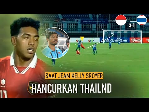🔴LAGI ON FIRE !! Saat Skills &amp; Goal Jeam Kelly Sroyer Bawa Timnas U23 Kalahkan Thailand 3-1