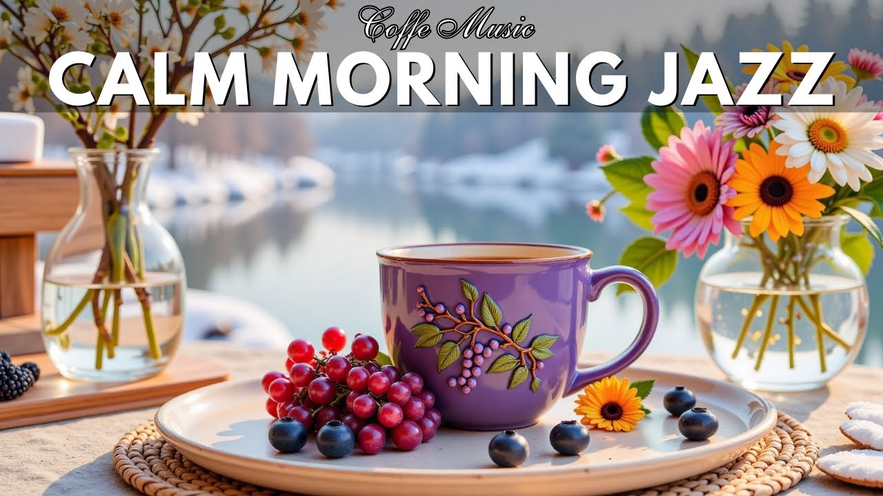 Calm Morning Jazz ☕ Soft Cafe Jazz & Warm Bossa Nova for Peaceful Time