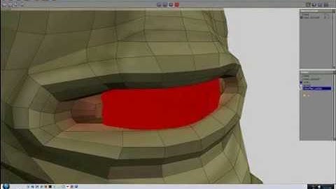 Timelapse -  modelling & texturing a cyclops head