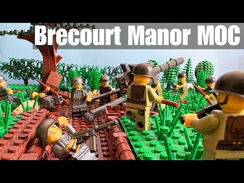 Recreating Brécourt Manor in LEGO – WW2 D-Day MOC Build