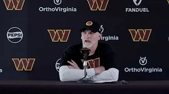 HC Dan Quinn Speaks to the Media After Today's Practice | Washington Commanders thumbnail