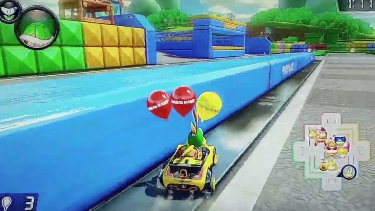 Mario Kart 8 Deluxe Balloon Battle (Lemmy Gameplay)