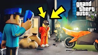 РОБЛОКС ГТА 5 ПОБЕГ ИЗ ТЮРЬМЫ ПОСЛЕ ОГРАБЛЕНИЯ ЮВЕЛИРКИ В ROBLOX ИГРА ДЛЯ ДЕТЕЙ ⚡ГАРВИН