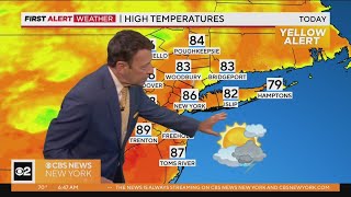 First Alert Weather: CBS New York's Saturday AM update - 8/12/32