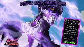 [YBA] INSANE Purple Haze Hamon 1v1s...