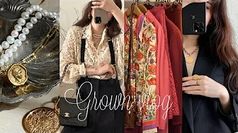 【Vlog】Best Vintage Shop Tour in Tokyo✨ Favorite Accessories| Spring Outfits🌸 |Unboxing |Cafe