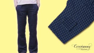 패턴 없이 옷 만들기 / 바지 만들기 / 내 옷에서 패턴 뜨기 / How to Make Patterns from Your Clothes