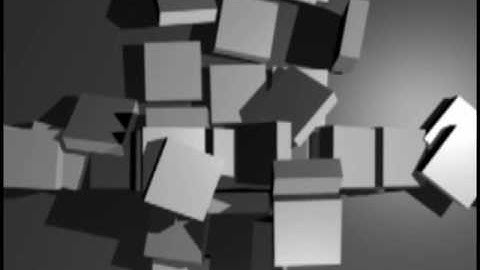 Blender Physics Simulations (block collapse)  test01