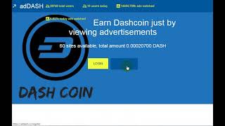 اربح 2 دولار فى اليوم بدون مجهود من عملة الداش Dash والسحب على محفظة الفوست باى faucetpay