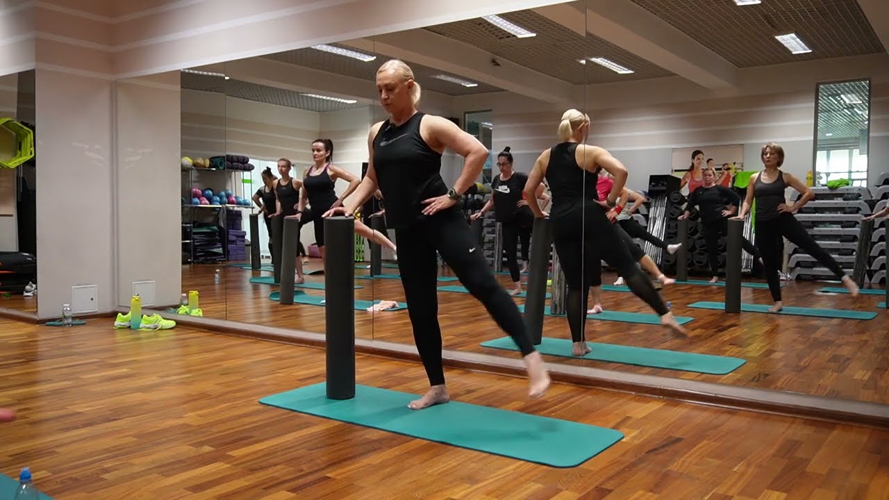 Пилатес с массажным роллом | запись группового урока | Шилова Полина