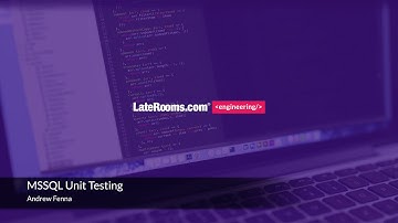Brown Bag - MSSQL Unit Testing