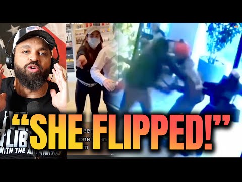 White Woman Wrestles Black Man Who Stole Her Cellphone!