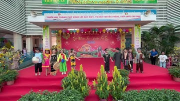 [ Tiktok Việt Nam ] Biểu diễn thời trang Mừng xuân Khối Lớp 1 Trường Tiểu học Nguyễn Việt Hồng