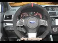 MEWANT Alcantara Material --for Subaru WRX (STI) Hand Stitch Car Steering Wheel Cover Installation