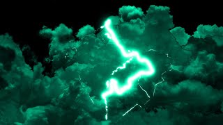 Blue Green Storm Animated 4K Flashing Lightning 10 Hours Background Video Screensaver Wallpaper