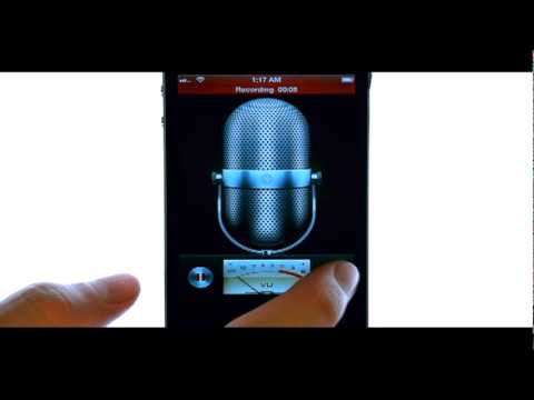 How Do I Use The Voice Memos App On My Apple iPhone 4S? - YouTube