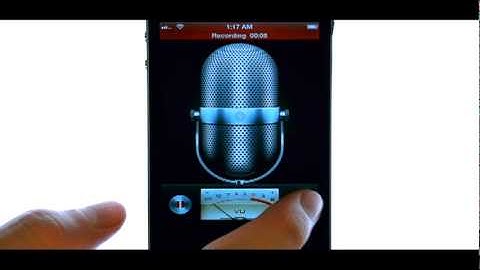 How Do I Use The Voice Memos App On My Apple iPhone 4S?