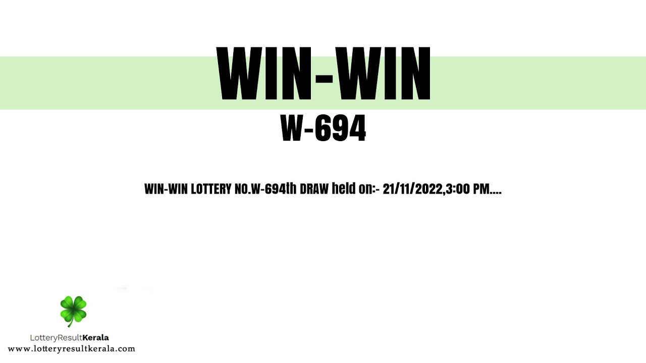 Kerala Lottery Result 2022: Check Win-Win W-694 Winning Numbers for  November 21 - News18