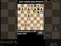 Arnold Aurbach checkmates NN with a Bishop and a Knight