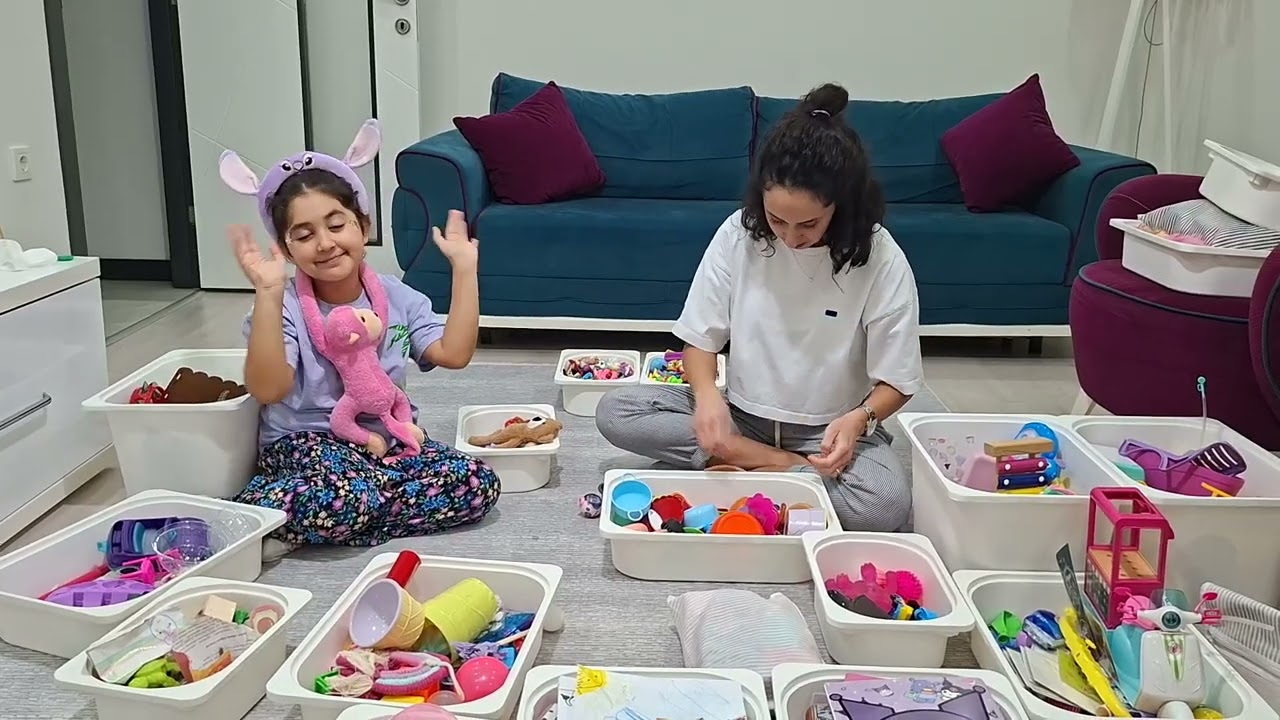 OYUNCAKLARIMIZI DÜZENLİYORUZ !!! BÜTÜN KUTULARI AYIRDIK !!