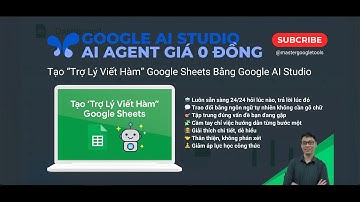 Bí kíp Google Sheets/Excel: Chinh phục công thức với trợ lý AI 0 đồng
