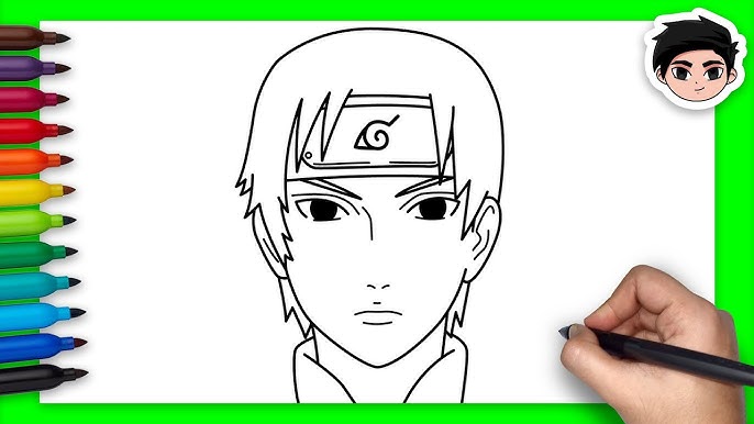 How to Draw Iruka Umino, Naruto