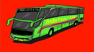 MENGGAMBAR BUS MALAM DENGAN MUDAH||MENGGAMBAR BUS||BUS MALAM