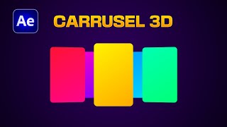 CARRUSEL 3D de Iconos, Imágenes, Videos en After Effects