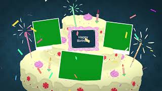 online Collage Birthday invitation video Birthday Party Album | Collage Birthday invitation video