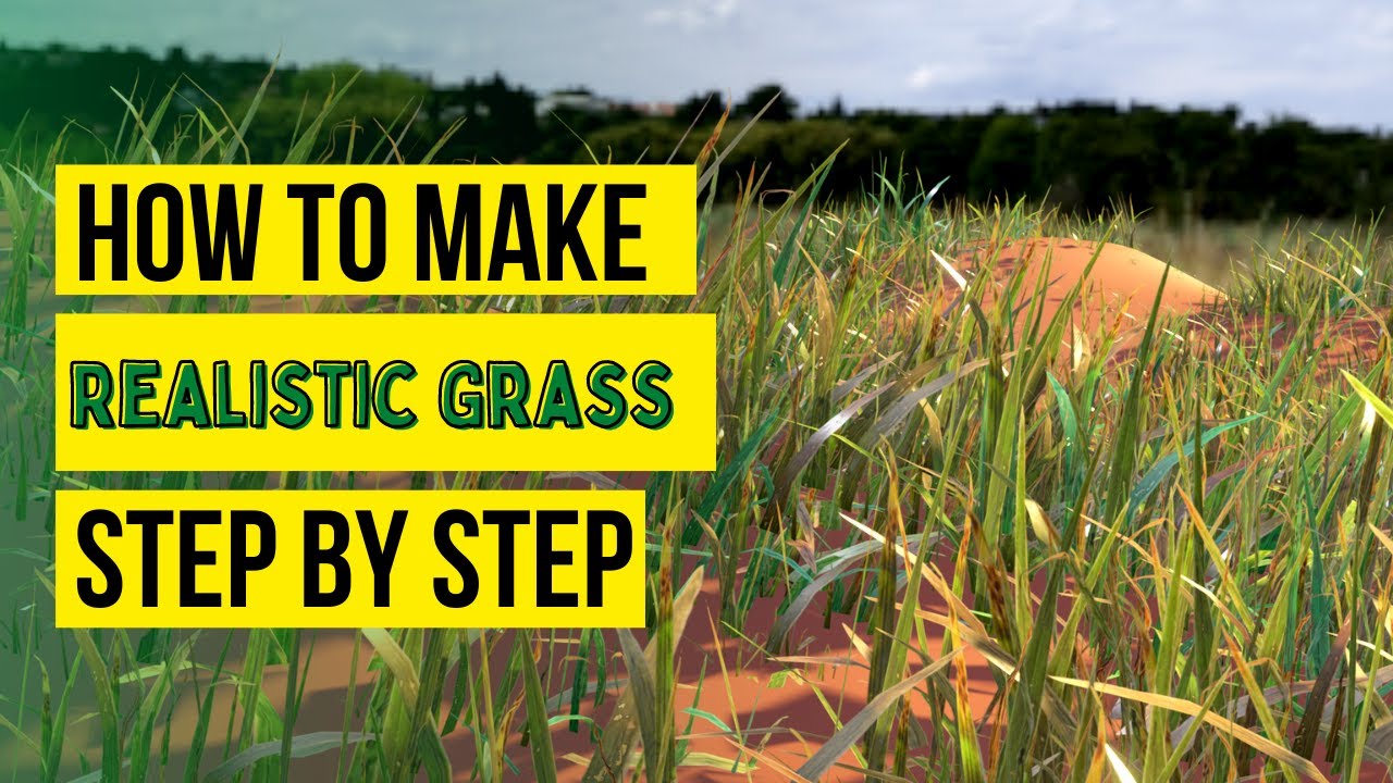 Blender Grass Tutorial Blender 3.0 Tutorial Learn Along Blender Series YouTube