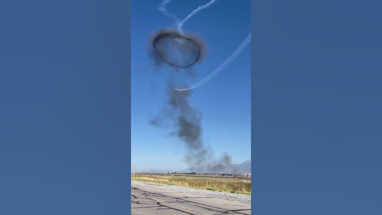 Spanish Fork Wings and Wheels Fire Explosion Stunt Plane YouTube
