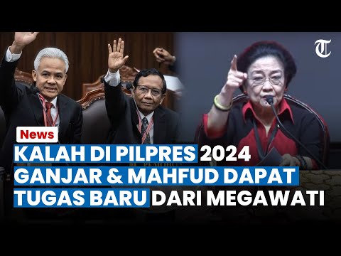 KALAH DI PILPRES, Ganjar Mahfud dapat Tugas Baru dari Mega, Hasto Tetap Semangat, Tak Boleh Padam