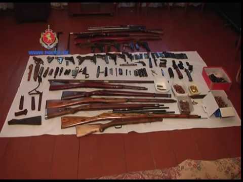 შსს-მ უკანონო ცეცხლსასროლი იარაღი და საბრძოლო მასალა ამოიღო