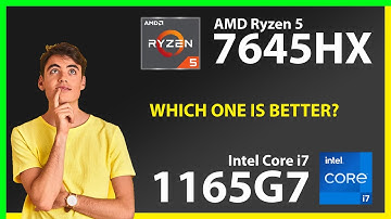 AMD Ryzen 5 7645HX vs INTEL Core i7 1165G7 Technical Comparison