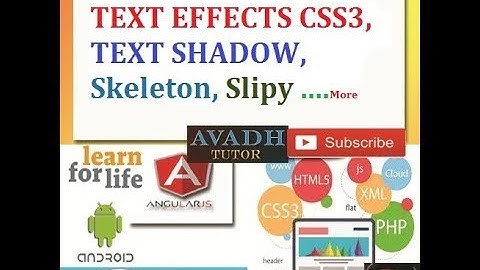 how to create text shadow using css3 | text shadow tricks | stylish text using css3