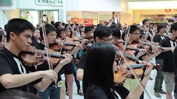 Flash Mob - Performing "Ode to Joy" in a mall (HD) 🎵💃🏽
