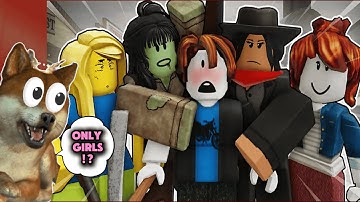 DEAD RAILS, BUT THERE ARE ONLY GIRLS!😍Roblox Animation Reaction #deadrailsroblox