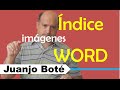 Cómo hacer un índice de imágenes en word | Curso de Word Básico