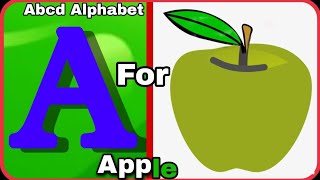 A B C D E F G A For Apple Abcd Abcfd Song Alphabet Songs Phonics Song,