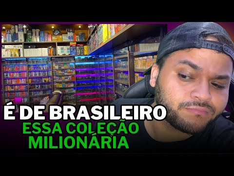 HE IS UNKNOWN and HAS THE LARGEST GAME COLLECTION IN BRAZIL