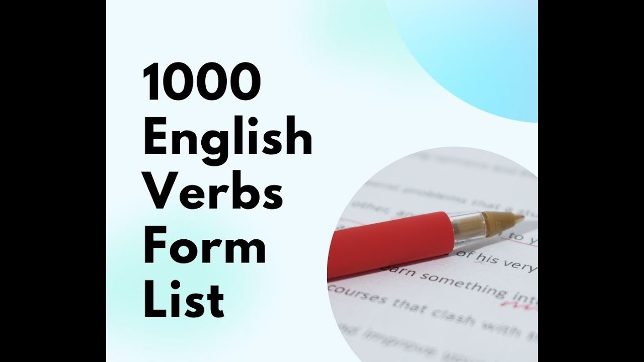 English Verbs Form 1000 | 1000 Verb form free download | Usama Siddiq ...