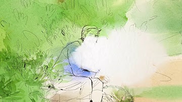 Watercolor animation, nature