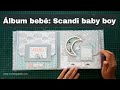Album para niño bebé: "Scandi baby boy" - Fabrika Decoru