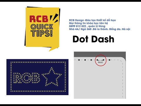 Hướng Dẫn Tạo dot (hạt) chính xác khoảng cách trong Adobe Illustrator (design led)