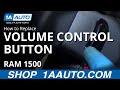 How to Replace Volume Control Button 2002-10 Dodge Ram