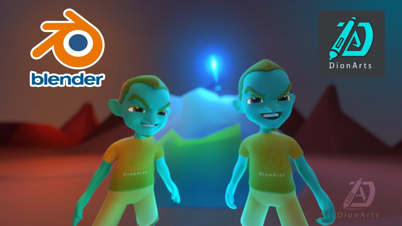 Blender Short 3D Animations by DionArts - YouTube