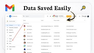 كيفية تصدير جهات الاتصال من Gmail (معلومات محمية) screenshot 2