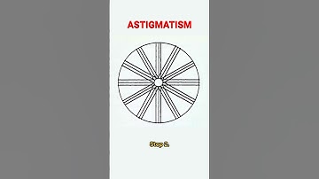 Astigmatism Test at Home (clock dial)