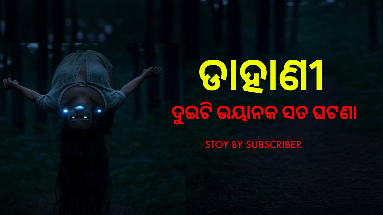 ଡାହାଣୀ କୁ ଭେଟିବା ର ଦୁଇଟି ଭୟାନକ ସତ କାହାଣୀ | subscriber horror story odia 